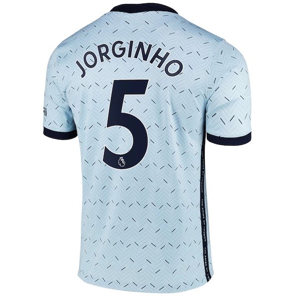 Camiseta Chelsea NO.5 Jorginho Segunda Equipación 2020-2021 Azul